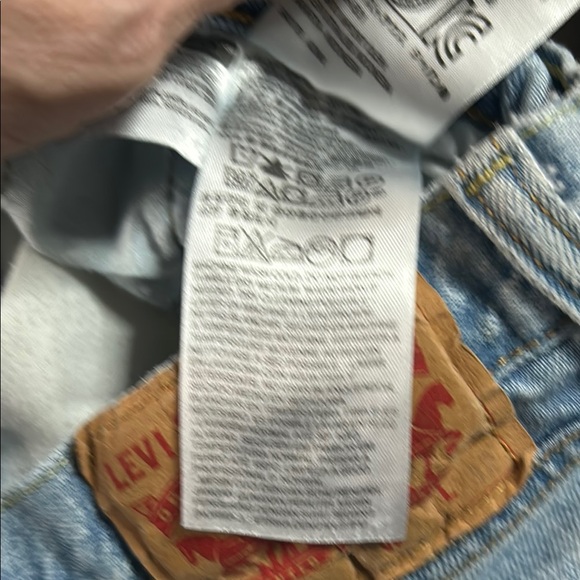 Men’s 33 x 32 Levi's light Blue Slim Straight Jeans - Picture 5 of 9